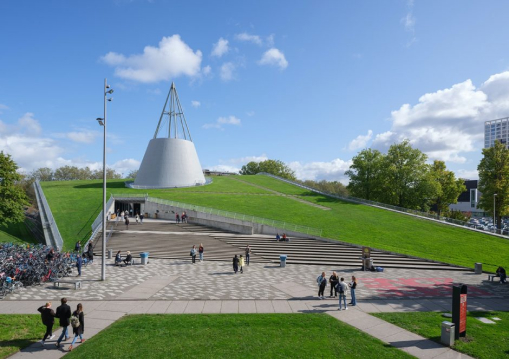 The Delft University of Technology campus library