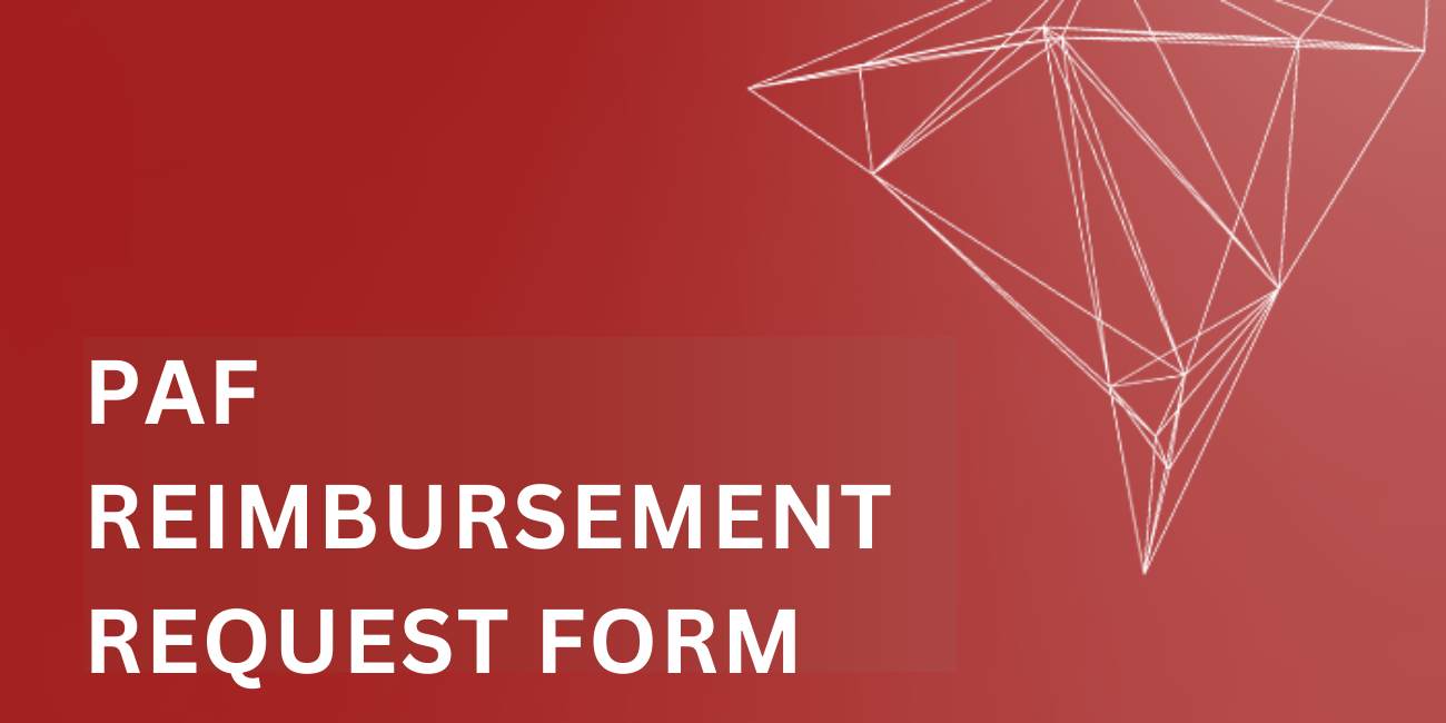 PAF REIMBURSEMENT REQUEST FORM