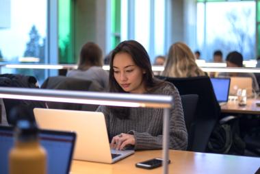 Student studying 