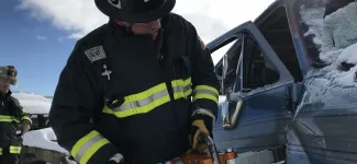 A firefighter