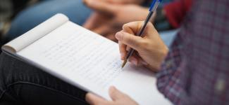 writing on paper