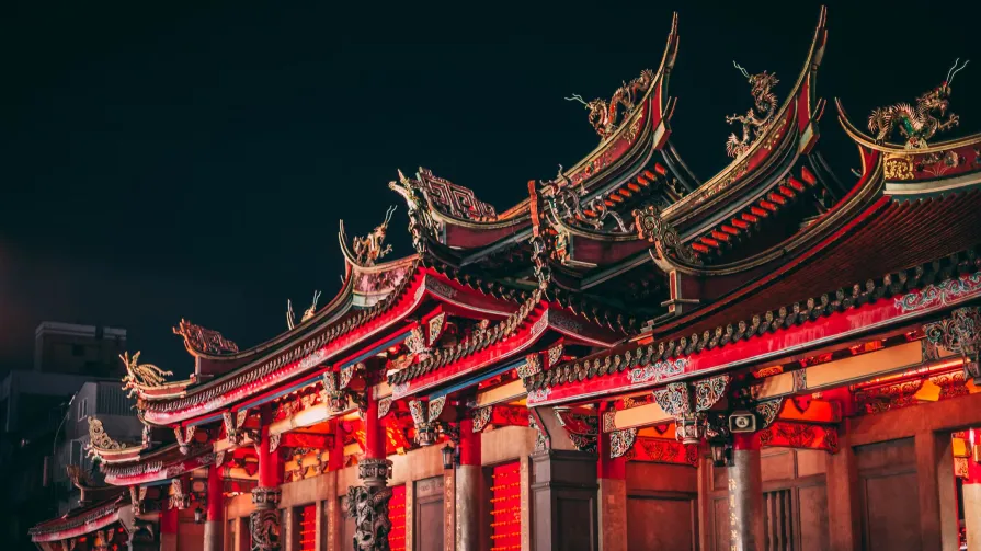 Lungshan Temple in Taiwan