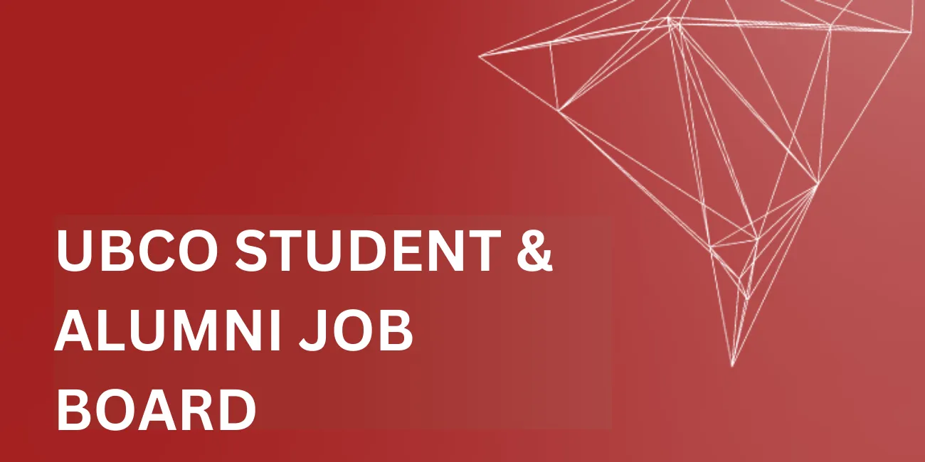 UBCO Student and Alumni Job Board